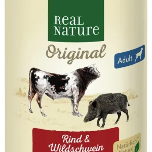 Neu REAL NATURE Adult Rind und Wildschwein 400 g